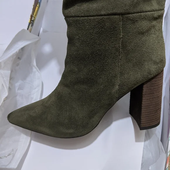 Jeffrey Campbell Suede Slouchy Boots NWT Sz 10 - Picture 4 of 10